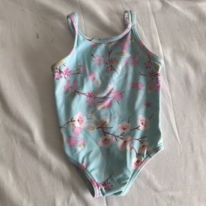 Monsoon floral swimsuit baby 6-12mths